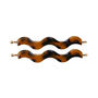 Set Of Two Wave Hair Clips, thumbnail 7 of 9