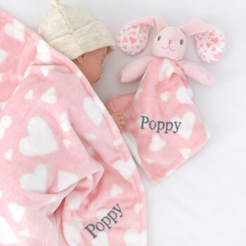 Personalised Twins Comforters And Blankets Set Of Two, 6 of 8
