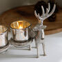 Silver Reindeer Tea Light Holders, thumbnail 3 of 3