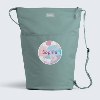 Personalised Painterly Design Kids Swim Bag, 7 of 9