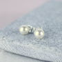 Swarovski Pearl Stud Earrings, thumbnail 6 of 12