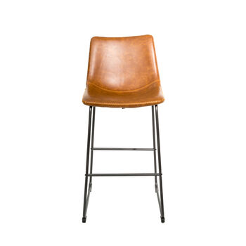 Dexter Tan Brown Set Of Two Kitchen Bar Stools, 3 of 9