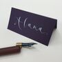 Aubergine Place Card, thumbnail 4 of 4