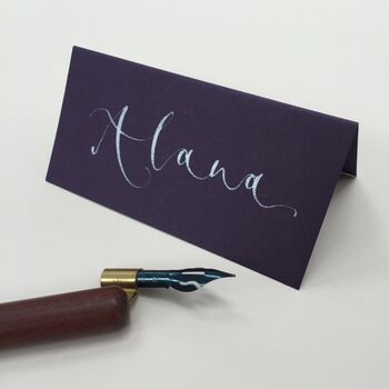 Aubergine Place Card, 4 of 4