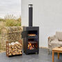 Black Outdoor Pizza Oven And Patio Heater, thumbnail 1 of 6