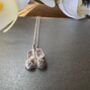 Ballet Shoes Necklace For Girls Sterling Silver, thumbnail 1 of 5