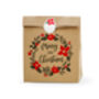 Floral Kraft Christmas Gift Bags, thumbnail 2 of 6