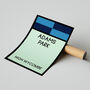 Adams Park Monopoly Wycombe Football Print, thumbnail 2 of 2