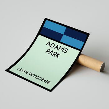 Adams Park Monopoly Wycombe Football Print, 2 of 2