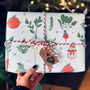 Christmas Wrapping Paper Fruit + Veg, thumbnail 1 of 5