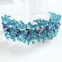 Turquoise Crystal Headpiece, thumbnail 5 of 5