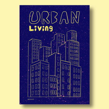 Urban Living Night Print, 5 of 5