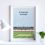Contemporary County Cricket Ground Poster Gift, Framed Or Unframed, thumbnail 6 of 9