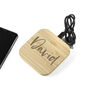 Personalised Bamboo Wireless Charger Pad, thumbnail 3 of 7
