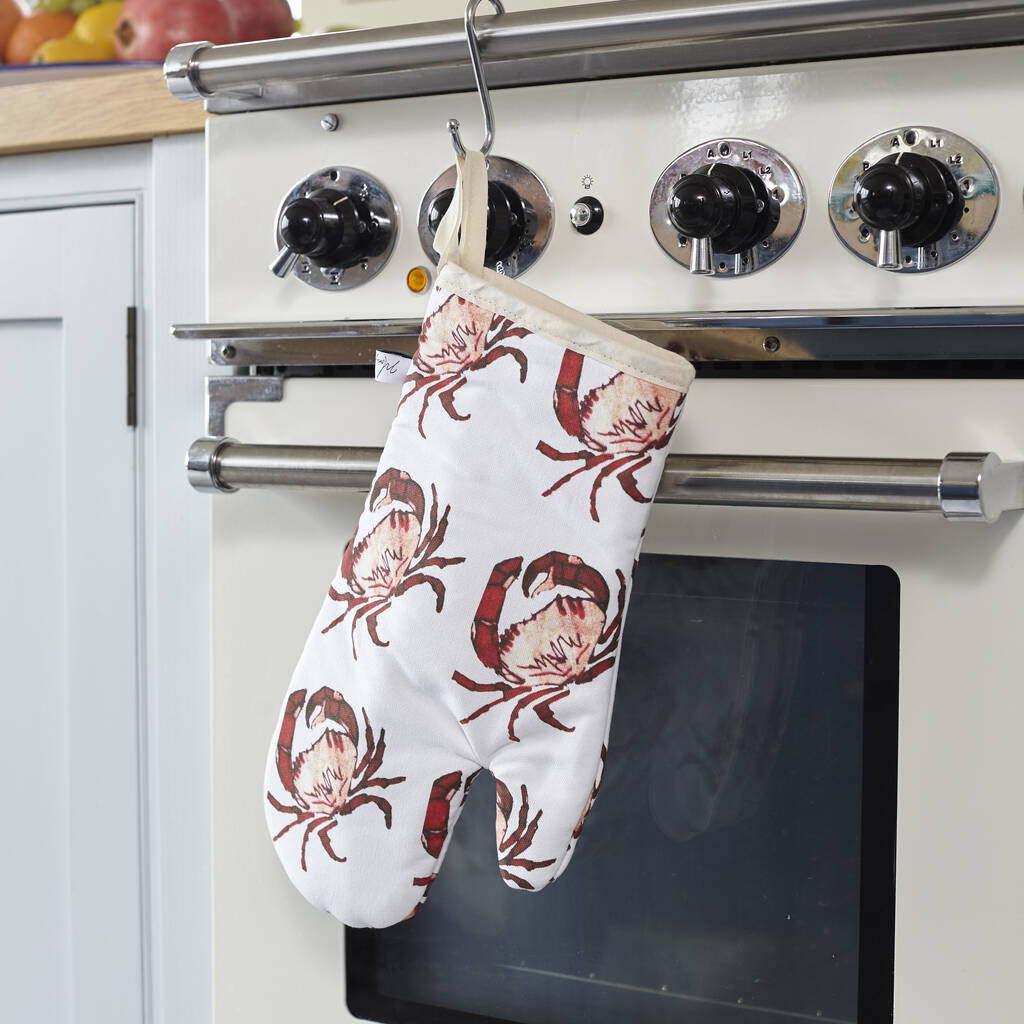 Crab Print Oven Glove, 1 of 2