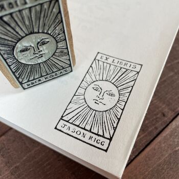 Ex Libris Stamp – Sun, 4 of 6