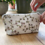 Cotton Blossoms Makeup And Cosmetic Bag, thumbnail 1 of 6