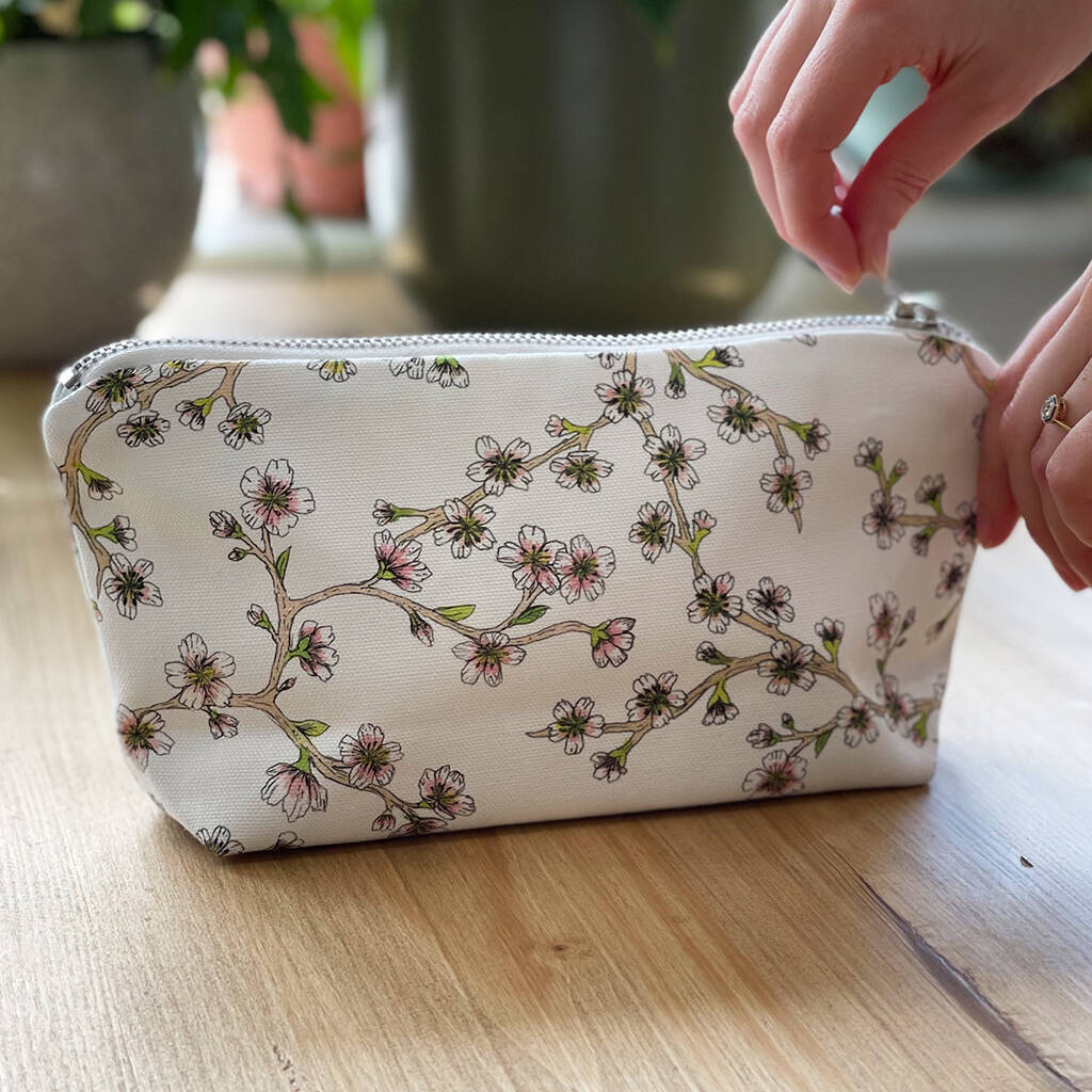 Cotton Blossoms Makeup And Cosmetic Bag By Blossom & Easel