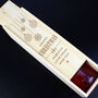 Personalised Wine Box – Christmas Gift For Wine Lovers, thumbnail 3 of 4