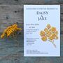 Pack 12 Yarrow Original Personalised Wedding Invitations, thumbnail 1 of 7