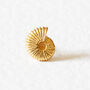 Ammonite Lapel Pin/Tie Pin – Silver/Gold Vermeil Plated, thumbnail 3 of 7