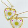 Heart Earrings With Daisies In Gold Or Silver, thumbnail 6 of 11
