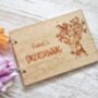 Personalised Wooden Sketchbook Eco Friendly Book Deer, thumbnail 4 of 5