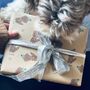 Cockapoo Dog Illustration Personalised Christmas Wrapping Paper, thumbnail 1 of 7