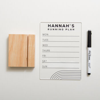 Personalised Running Plan Sign, 3 of 8