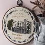 Personalised Hand Embroidered Wedding Venue Portrait, thumbnail 2 of 12