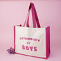 'Outnumbered By Boys' Mum Classic Shopper Bag, thumbnail 2 of 8