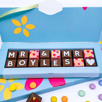 Mr And Mr Chocolate Wedding Gift, 2 of 7