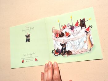 Chihuahua Birthday Cake Greetings Card, 4 of 6