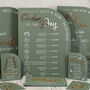 Modern Arch Acrylic Wedding Order Of The Day Timeline, thumbnail 1 of 9