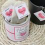 Valentine Tea Bags With Personalised Messages, thumbnail 4 of 4