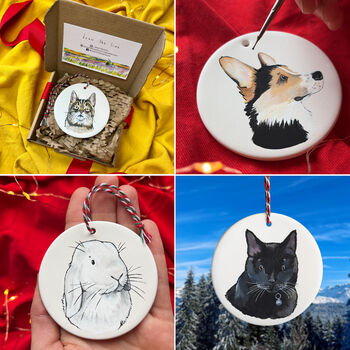 Custom Christmas Bauble Decoration Of Your Pet, 4 of 11