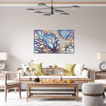 Metal Tree Of Life Branches Wall Art Home Room Decor, 6 of 10