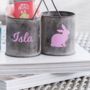 Personalised Childs Metal Double Bucket, thumbnail 3 of 3