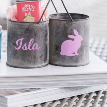 Personalised Childs Metal Double Bucket, 3 of 3