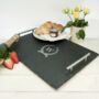 Personalised Slate Breakfast In Bed Tray, thumbnail 3 of 7