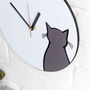 Sitting Cat Wall Clock, thumbnail 3 of 3