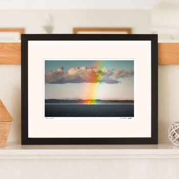 'Colour My World' Rainbow Yacht Fine Art Giclee Print, 2 of 3