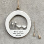 Porcelain East Of India Mini Hanger Robins Appear When Loved Ones Near, thumbnail 1 of 2