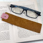 Father's Day Personalised Leather Bookmark From Children, thumbnail 6 of 7