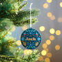 Personalised Patterned Name Bauble, thumbnail 1 of 4