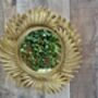 25cm Gold Sunburst Mirror Small Round Starburst Wall Mirror, thumbnail 6 of 7