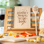 Personalised Recipe Book And Magic Spoon Gift Set, thumbnail 1 of 5