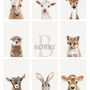 Personalised Baby Animal Portrait Xl Print, thumbnail 2 of 2