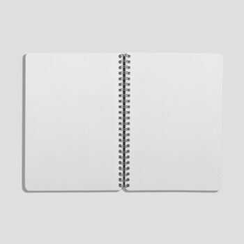 Grey Eco Friendly Sketchbook / Plain Pages, 4 of 4