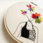 Rainbow Female Embroidery Kit, thumbnail 8 of 9